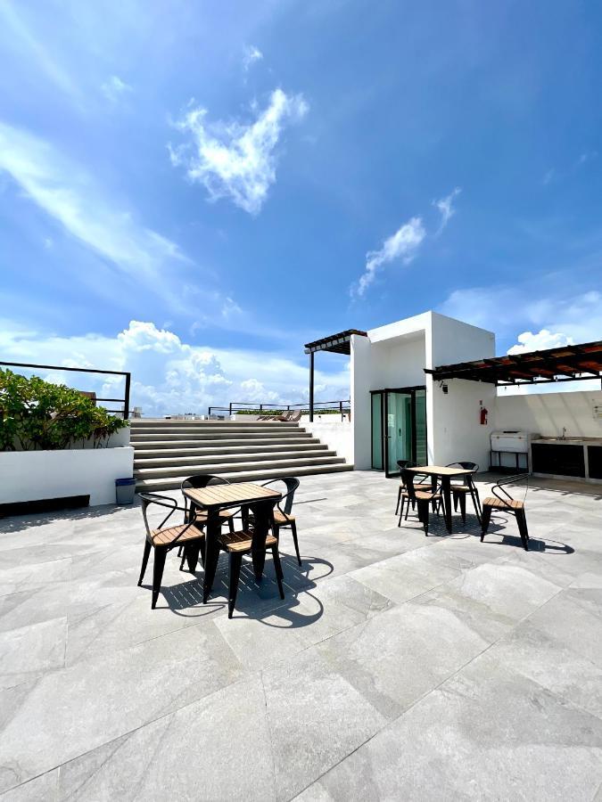 Paradise Apt Steps 5Thav & Beach Плая-дель-Кармен Экстерьер фото